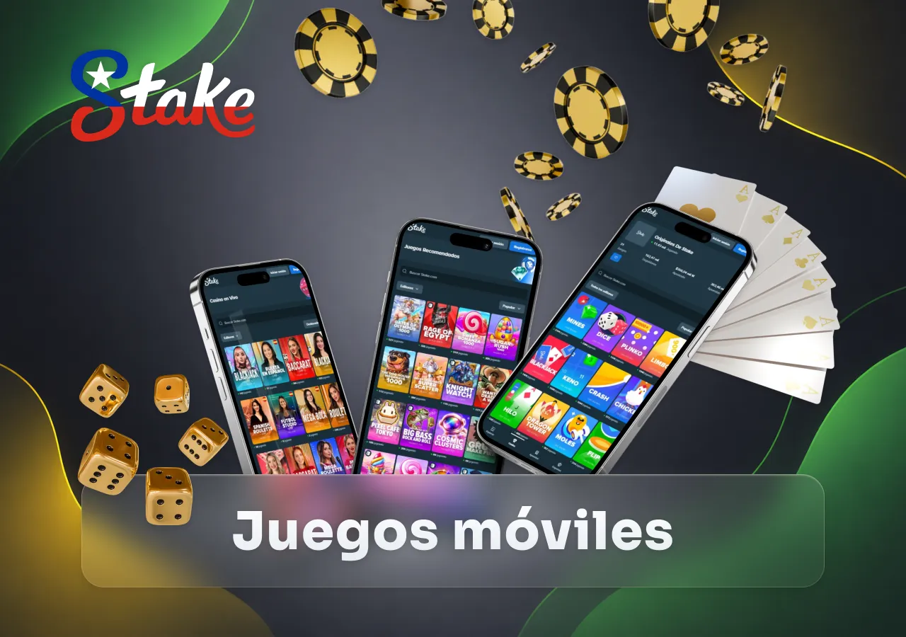 Catálogo de tragamonedas, casino en vivo y juegos exclusivos optimizados para dispositivos móviles.